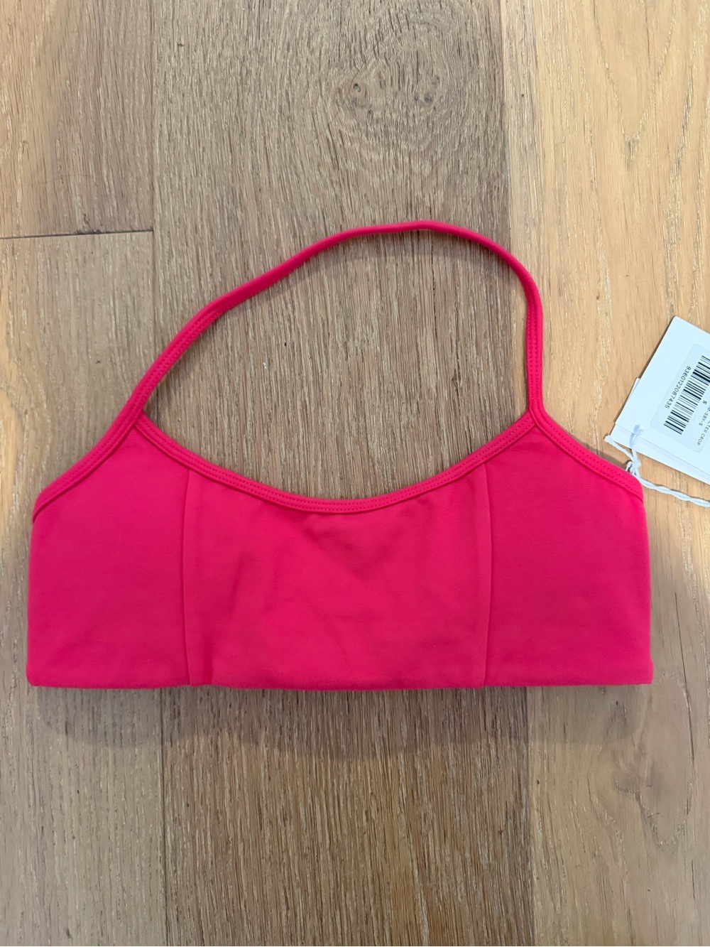 CSB Serenity Contour Halter Crop | Strawberry
